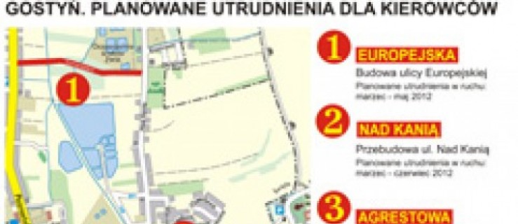 Utrudnienia w Gostyniu (mapa) - Zdjęcie główne