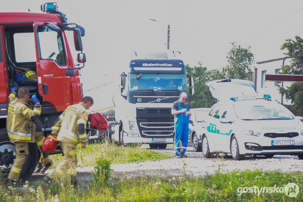 W groźnie wyglądającej kolizji na szczęście nikt nie ucierpiał