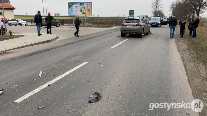 Krobia. Zdarzenie na ul. Poznańskiej 