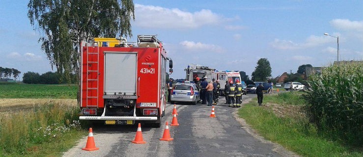 Zderzyły się na łuku. Droga w wiosce zablokowana - Zdjęcie główne