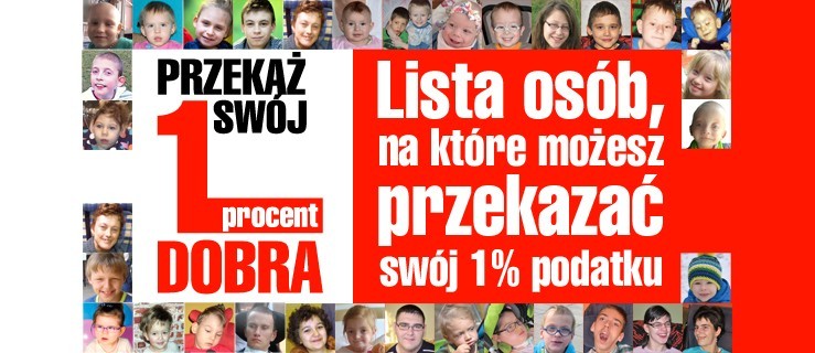 Przekaż swój 1% dobra - Zdjęcie główne