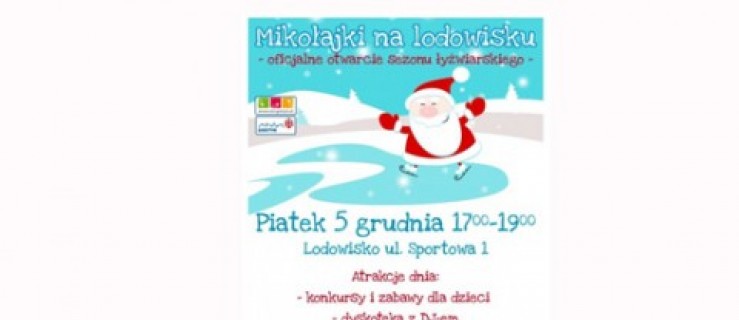 Gostyń. Mikołajki na lodowisku - Zdjęcie główne