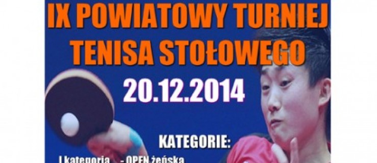 Powiat. IX Powiatowy Turniej Tenisa Stołowego - Zdjęcie główne