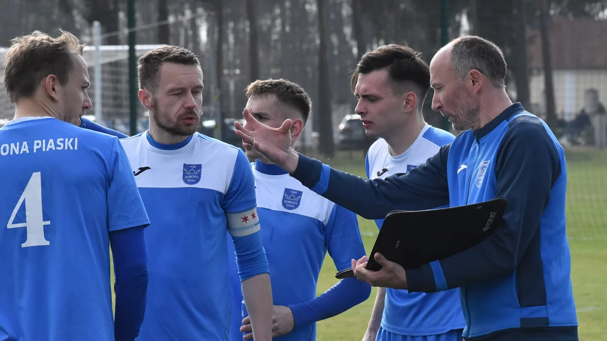 Trener Korony Piaski nie cieszy się, ale szanuje punkt zdobyty w Kościanie