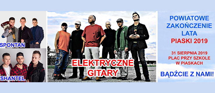 Elektryczne Gitary gwiazdą Powiatowego zakończenia lata - Zdjęcie główne