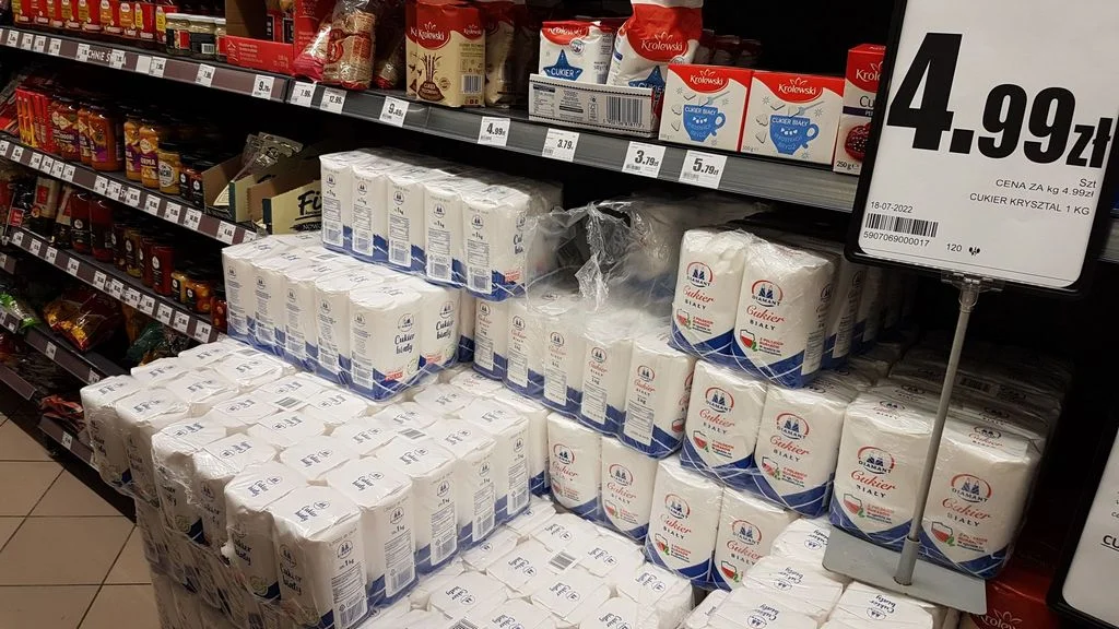 W gostyńskich marketach cukier jest towarem deficytowym. Jeden sklep wprowadził limity