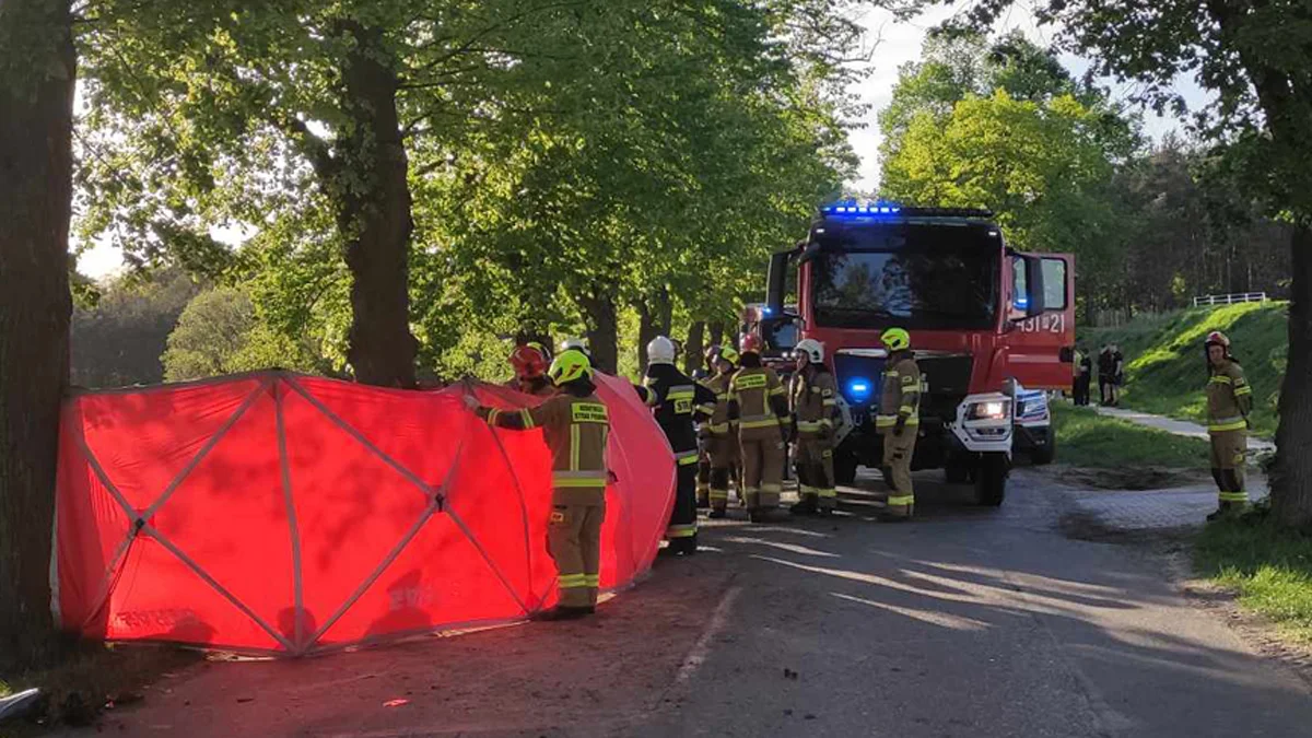 Tragiczny wypadek w powiecie gostyńskim. Nie żyje 24-letni motocyklista - Zdjęcie główne