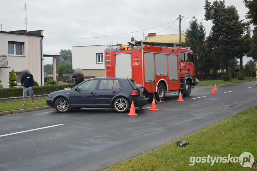 Gostyń. Do zdarzenia doszło na wysokości skrętu w ulicę Torfową.