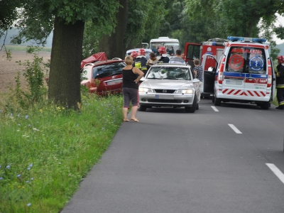 Wypadek na trasie Bodzewo-Pępowo - Zdjęcie główne