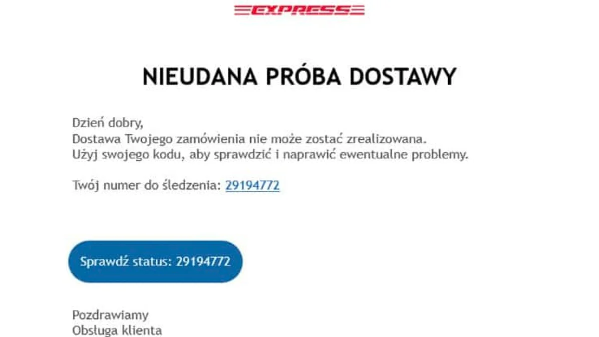 Oszustwo "na kuriera". KPP w Gostyniu wystosowała apel - Zdjęcie główne