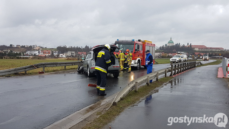 Kolizja na trasie Gostyń-Grabonóg