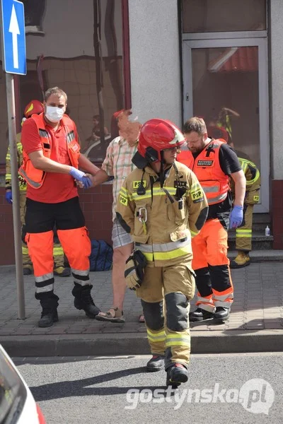Gostyń. Do potrącenia doszło na odcinku ulicy Powstańców Wielkopolskich od Ronda Czarnego Legionu w kierunku ulicy Sądowej.