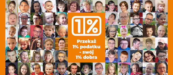 Przekaż 1% podatku - swój 1% dobra - Zdjęcie główne