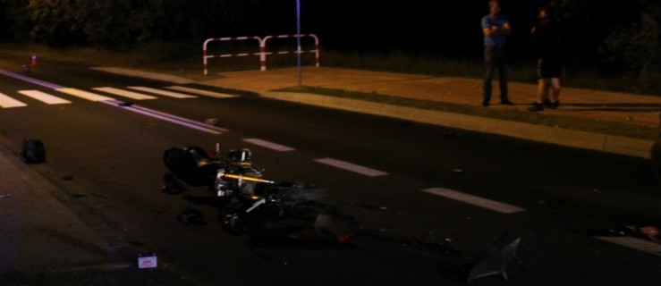 Potrącony motocyklista trafił do szpitala  - Zdjęcie główne