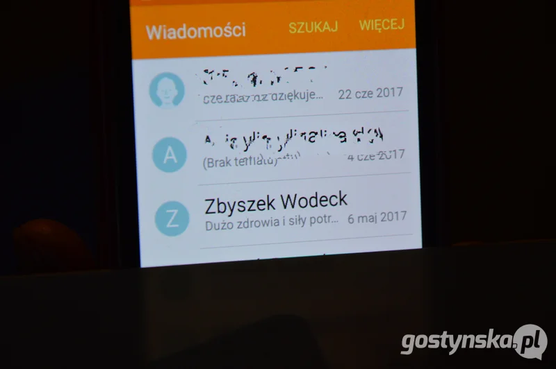 Krobia. 6 maja 2017 roku Zbigniew Wodecki dostał życzenia od rodziny z Krobi. To był ostatni kontakt z nim. Odpowiedzieć już nie zdążył