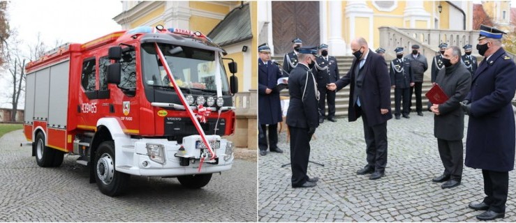 Minister wręczył strażakom kluczyki do nowego wozu bojowego - Zdjęcie główne