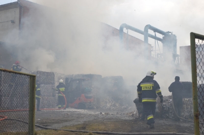 Pożar w firmie „Simet” - Zdjęcie główne