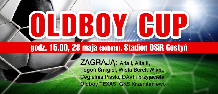 OLDBOY CUP w Gostyniu. Już w sobotę - Zdjęcie główne