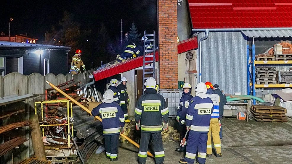 Pali się kotłownia w Gostyniu [AKTUALIZACJA] - Zdjęcie główne