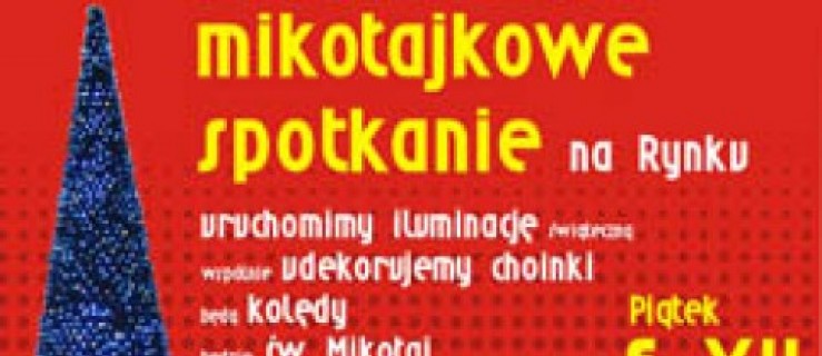 Mikołajkowe spotkanie na rynku - Zdjęcie główne