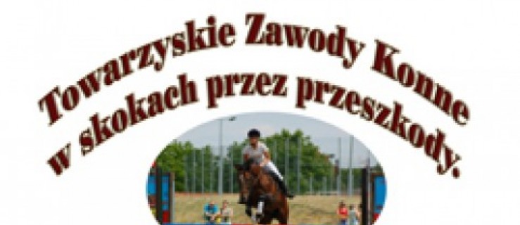 Zawody konne w skokach - Zdjęcie główne