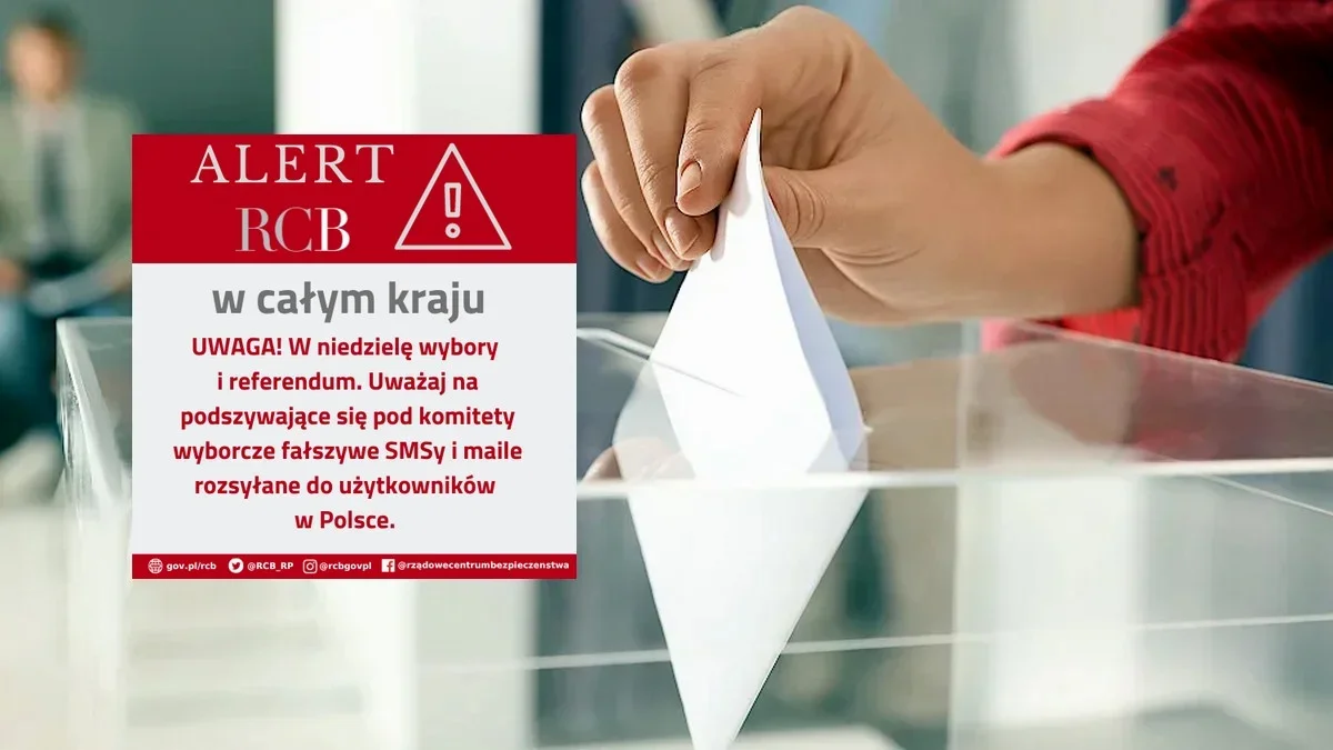 Podejrzane smsy związane ze zbliżającymi się wyborami. Alert RCB - Zdjęcie główne