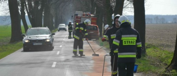 Interweniowała straż. Jeden pas jezdni nieczynny - Zdjęcie główne