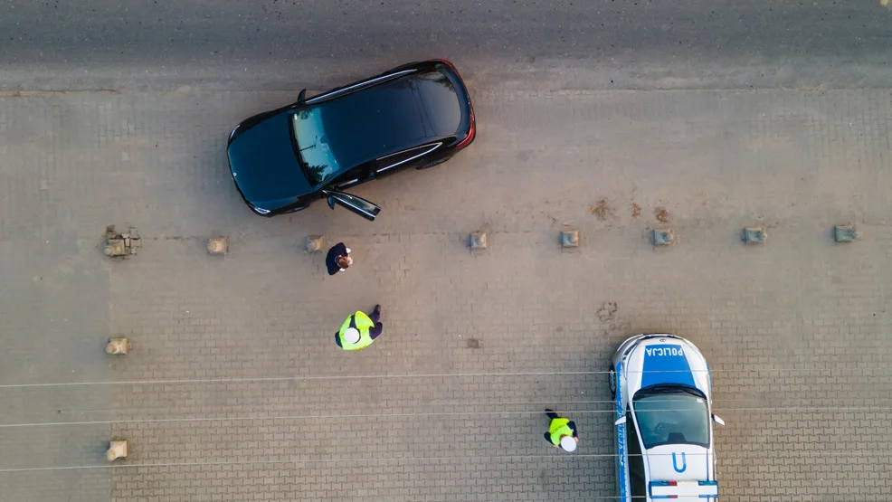 Kolizja BMW z Audi na ul. Sądowej w Gostyniu. Obyło się bez karetki - Zdjęcie główne