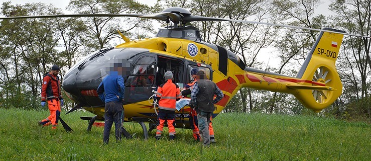 Spadł z rusztowania przy budowie obory [AKTUALIZACJA] - Zdjęcie główne