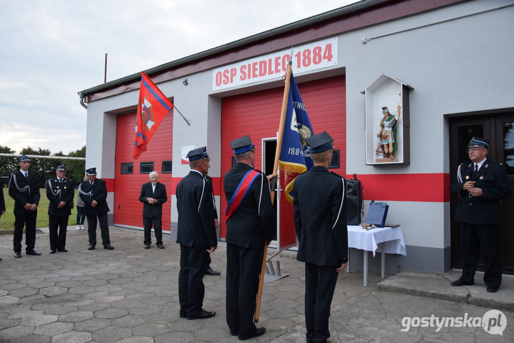 OSP Siedlec doczekało się poświęcenia figury swojego patrona