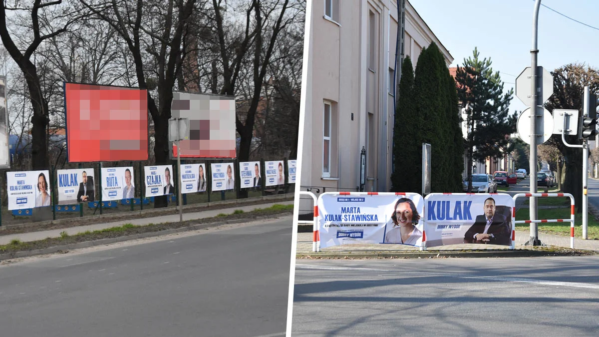 Banery wyborcze KWW Jerzego Kulaka wzbudziły kontrowersje. Walka o miejsca reklamowe w Gostyniu - Zdjęcie główne
