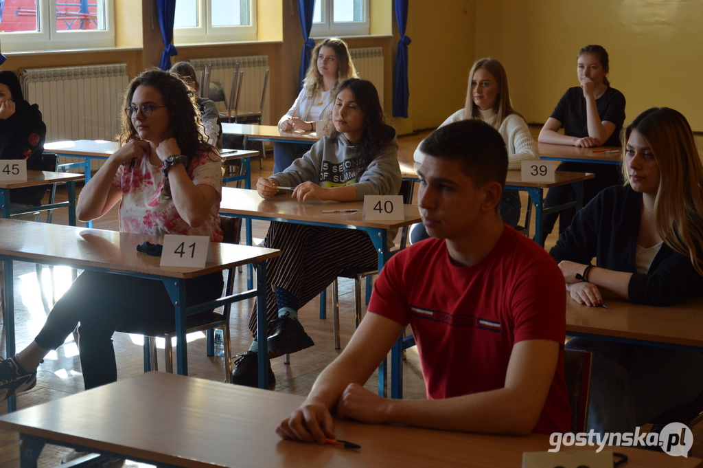 Testy diagnostyczne zwane też matura próbną w ZSOiZ w Krobi