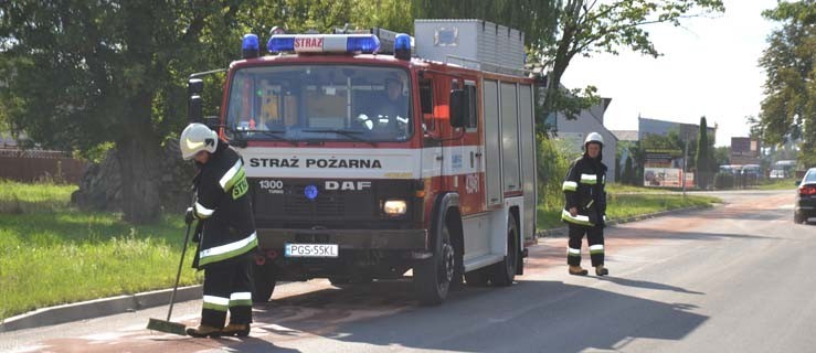 Plama oleju na stacji - Zdjęcie główne