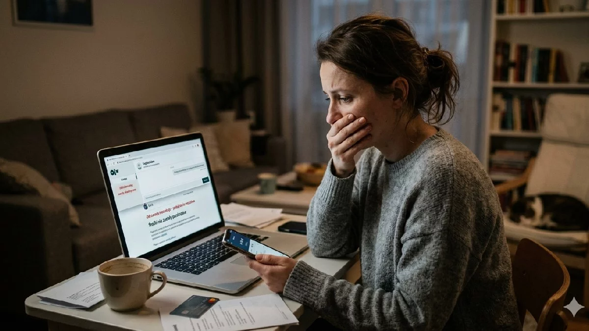 Oszukali ją "kupujący" i "kurier". Kobieta wysłała kilka kodów, przestępcy "ogołocili" jej konto