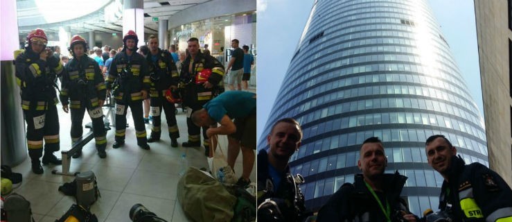 Strażacy na najwyższym budynku w Polsce. Walczyli z czasem - Zdjęcie główne