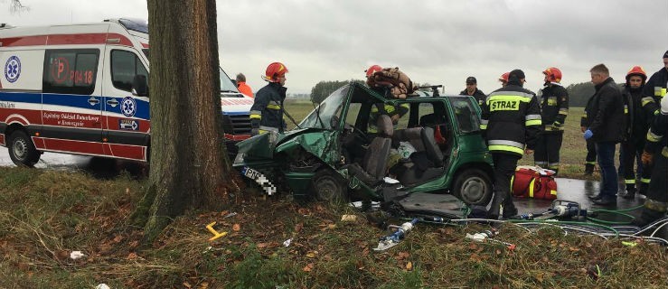 Tico roztrzaskało się na drzewie. Wezwano LPR [aktualizacja] - Zdjęcie główne