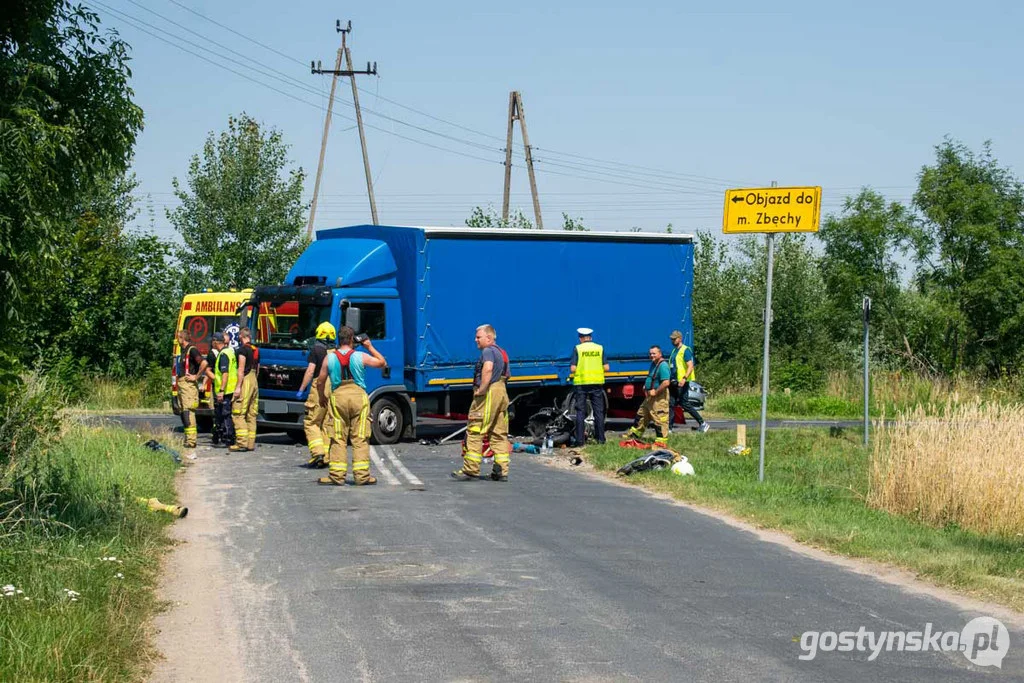 Tragiczny wypadek na drodze wojewódzkiej 308 , na odcinku Jerka - Lubiń