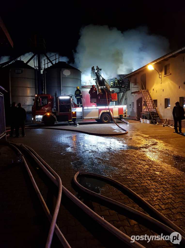 Pożar chlewni i stodoły w Rokosowie