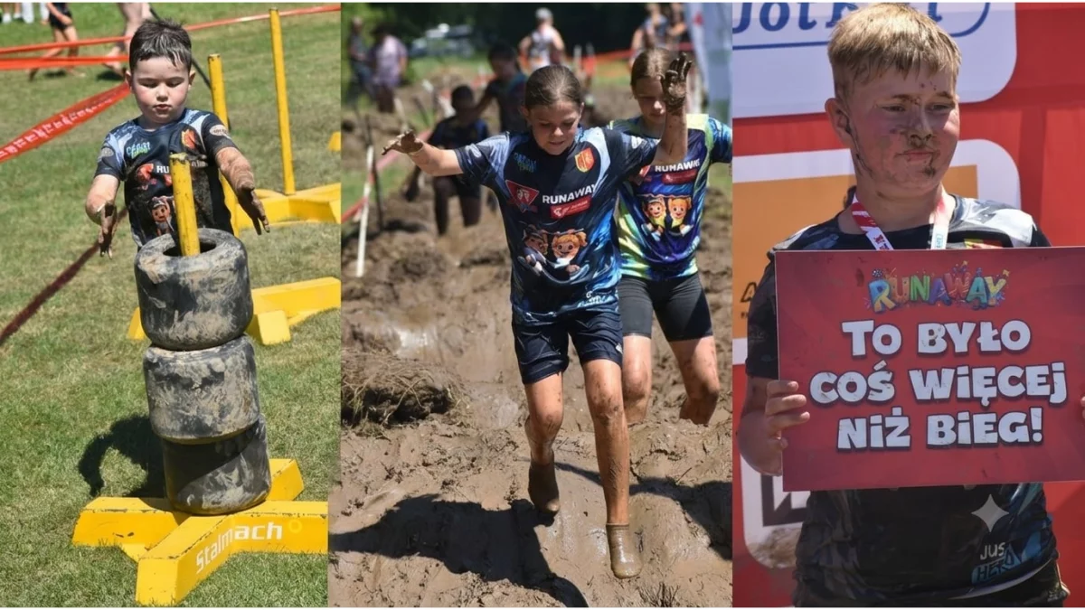 Rekordowe ponad 700 dzieci pobiegło w Runaway Drogbruk Junior. Zawodnicy ze startu wbiegali prosto w paszczę tygrysa