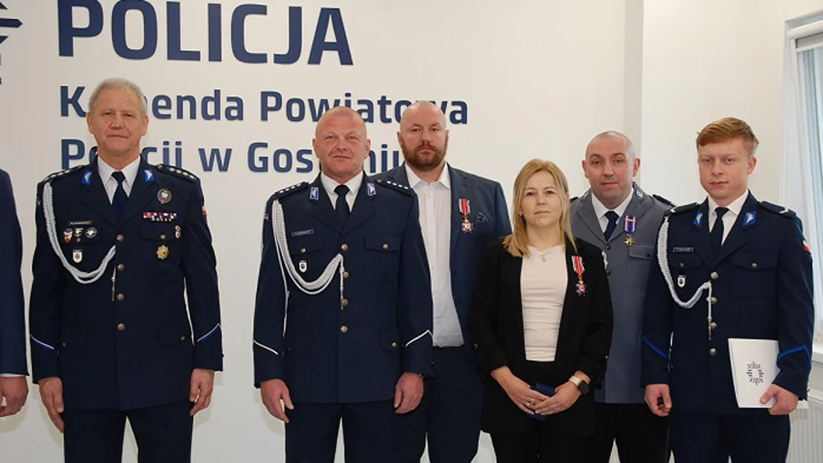 Odznaczena w Komendzie Powiatowej Policji w Gostyniu - Zdjęcie główne