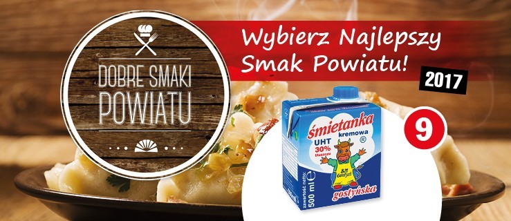 Wybieramy Smaki Powiatu. Śmietanka UHT 30% 500ml gostyńska kremowa - Zdjęcie główne