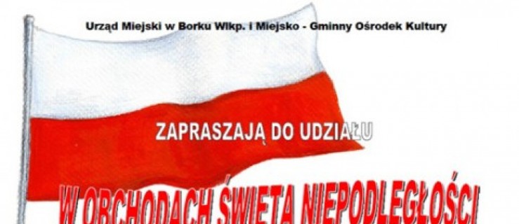 Borek Wlkp. Święto Niepodległości - obchody.  - Zdjęcie główne