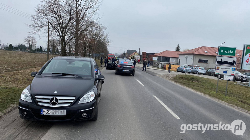 Krobia. Zdarzenie na ul. Poznańskiej 