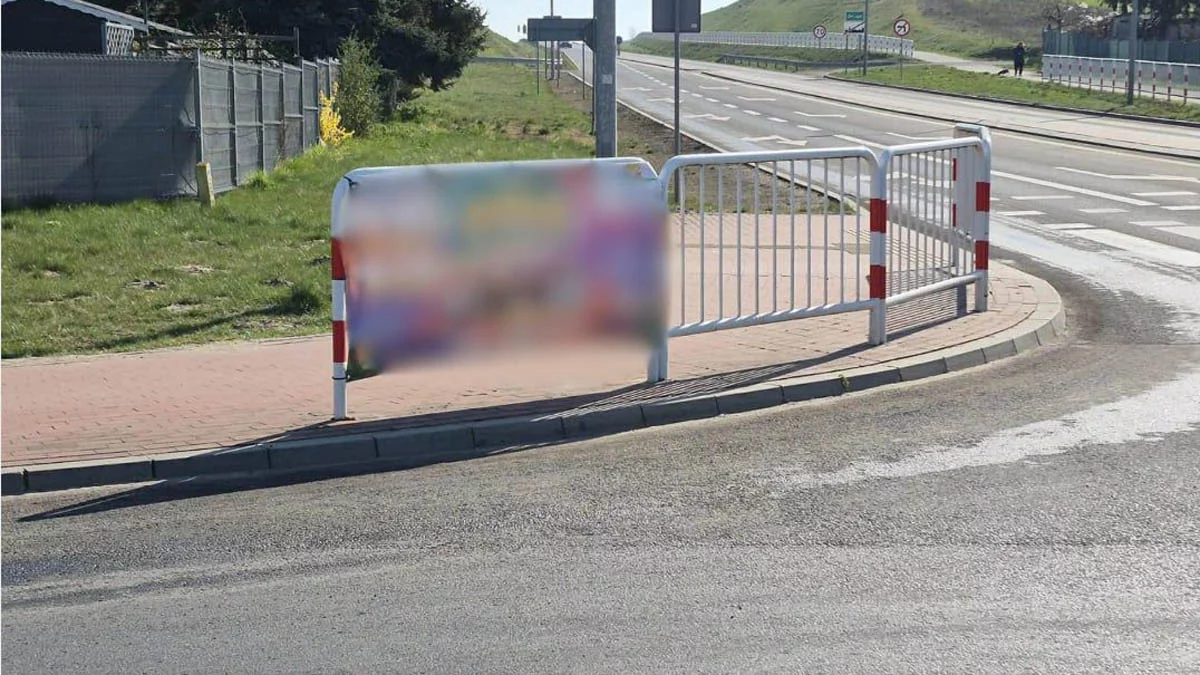 Bezprawnie rozwieszał banery na terenie miasta. Dostał za swoje