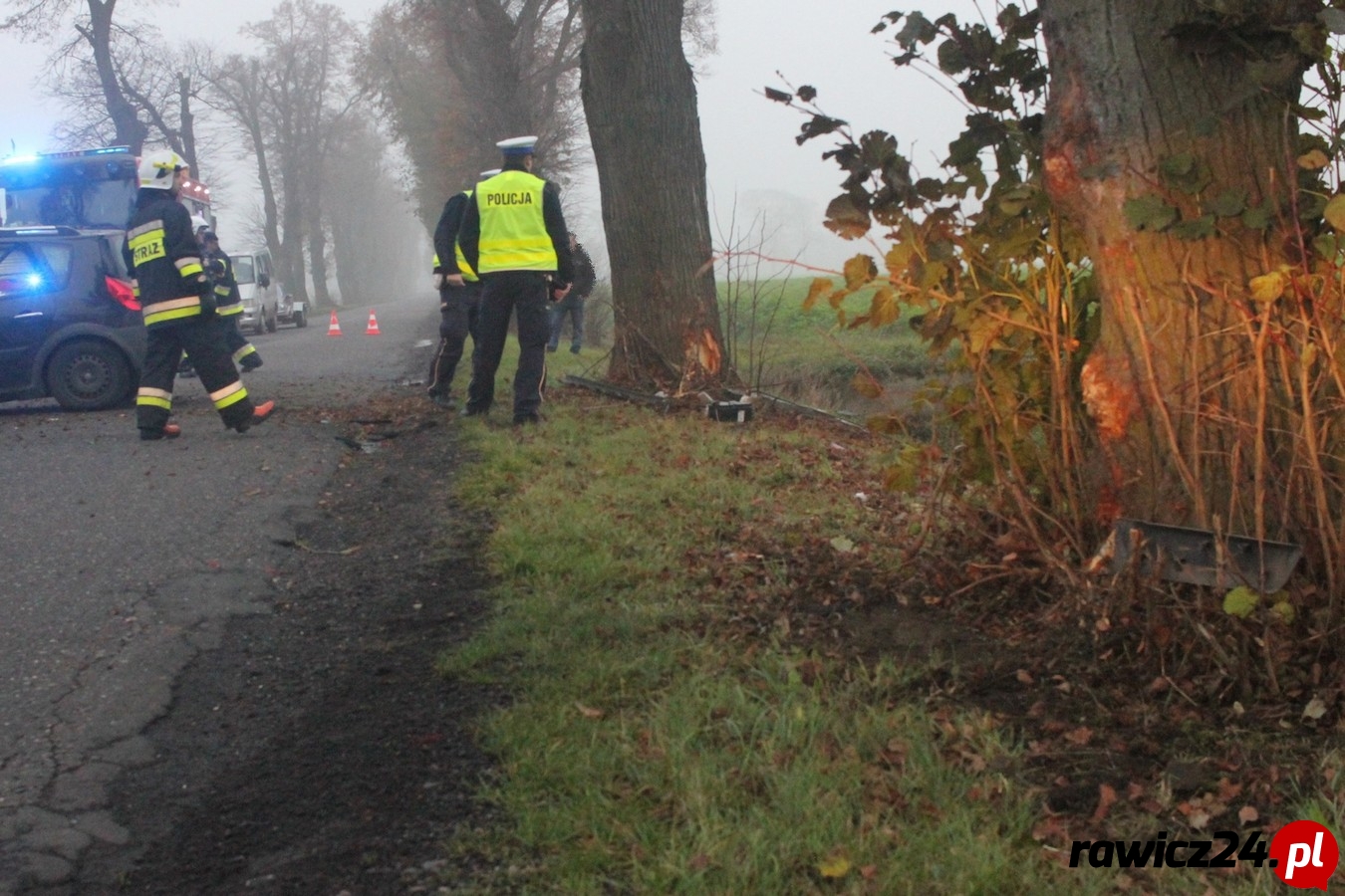 Wypadek pod Jutrosinem - Zdjęcie główne
