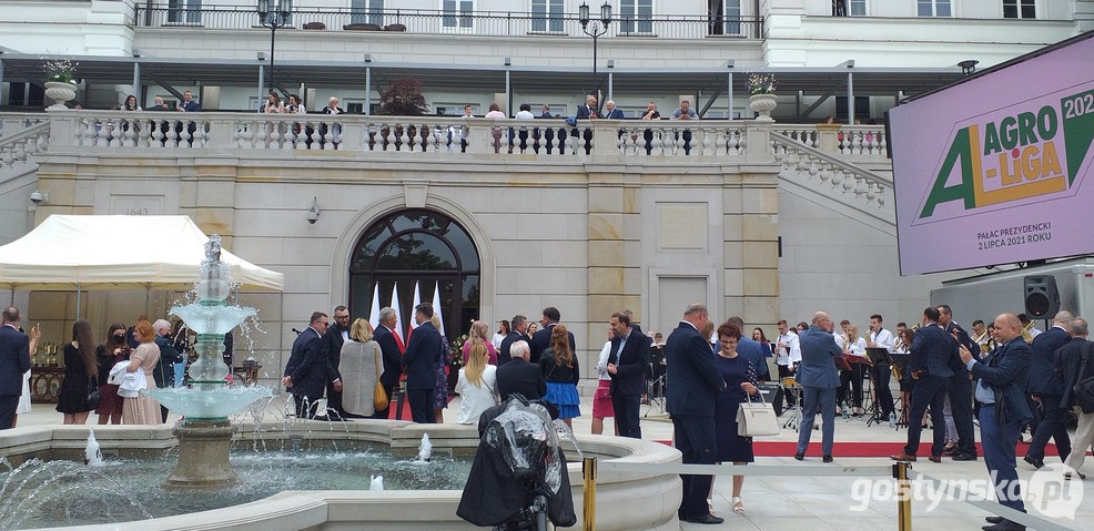 Uroczystość związana z finałem AgroLigi odbyła się w ogrodach Pałacu Prezydenckiego w Warszawie.