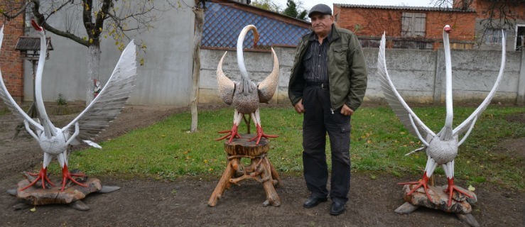 Pan Henryk inspiruje się naturą. Swoich rzeźb nie sprzedaje - Zdjęcie główne