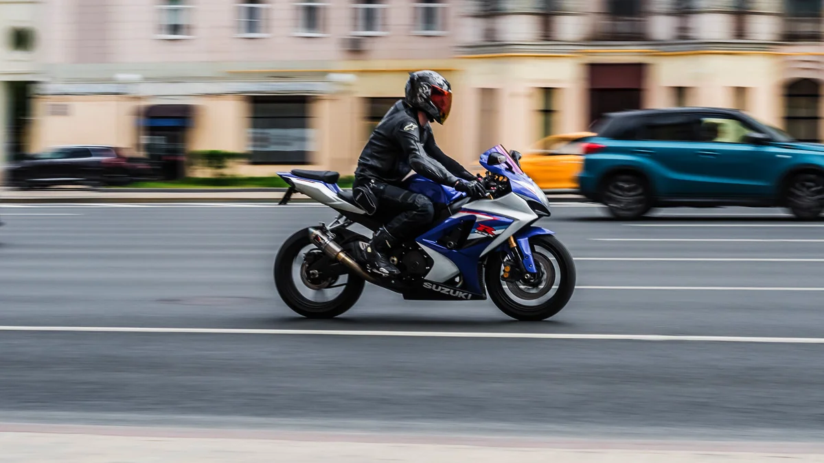 149 km/h pędził przez Borek Wlkp. młody motocyklista. Wyhamowała go gostyńska grupa SPEED - Zdjęcie główne