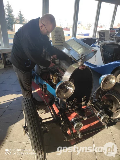 Gostyń. Maciej Peda i jedyne w Polsce Bugatti T40 semi-racer biposto 1928