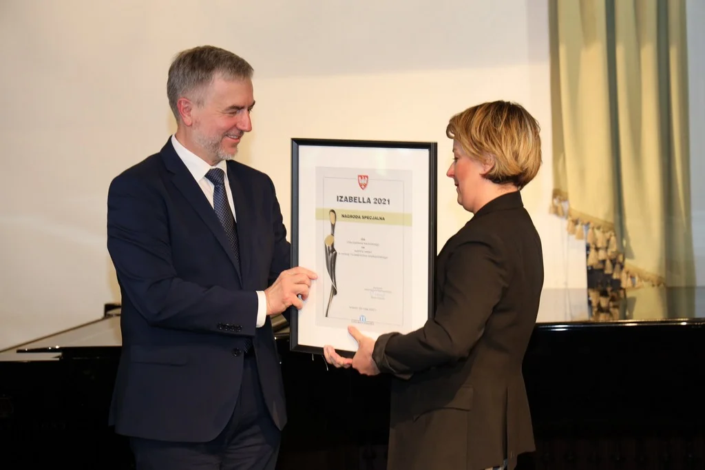 Gala wręczenia nagród. Prestiżowa nagroda dla Muzeum w Gostyniu - Izabella 2021